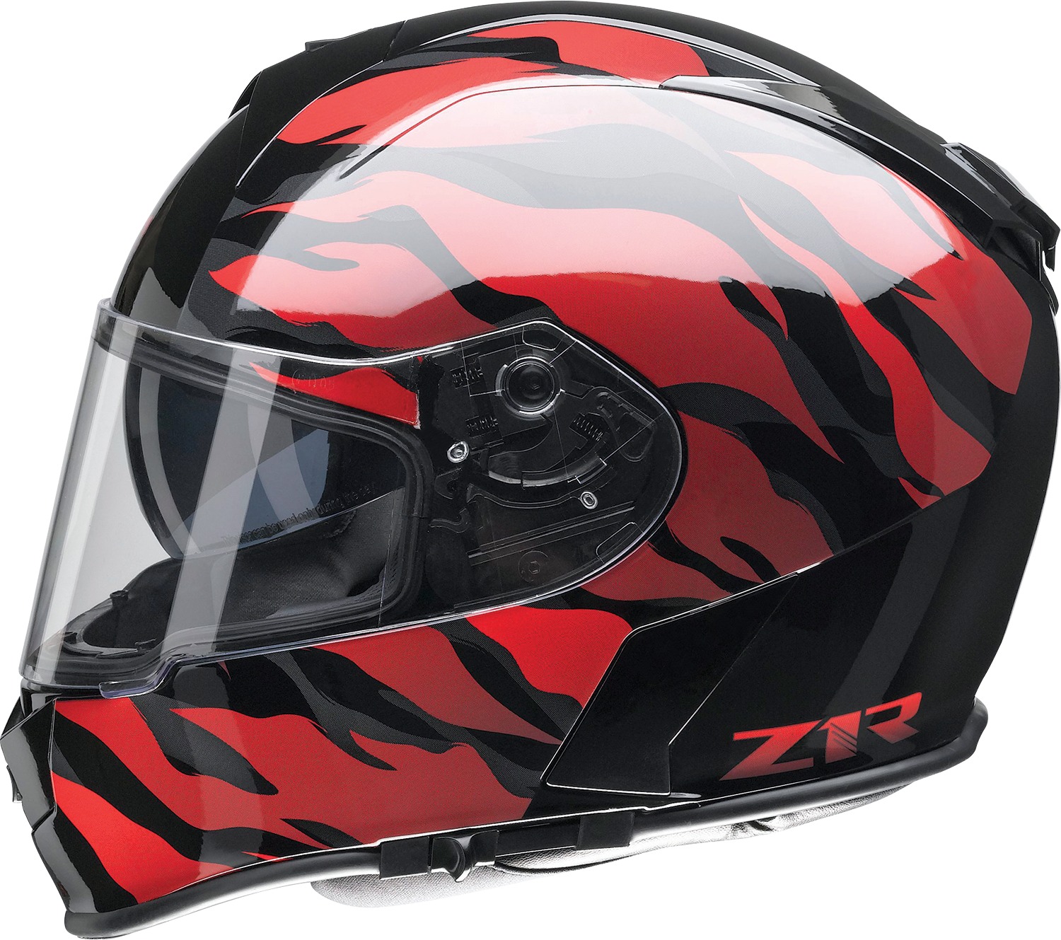 Warrant Panthera Helmet Black/Red Large - Click Image to Close