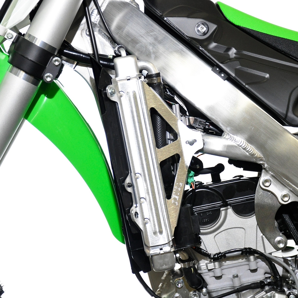 Racing Radiator Brace - For 13-16 Kawasaki KX250F - Click Image to Close