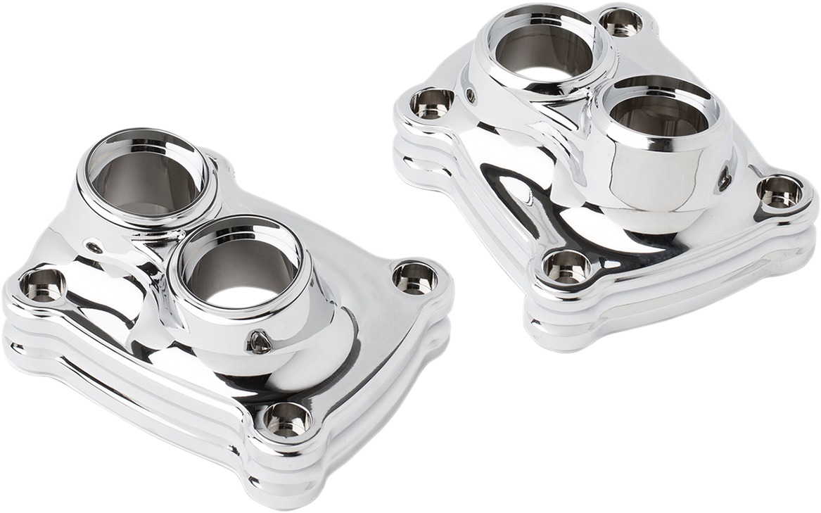 Arlen Ness 10-Gauge Lifter Block Covers Chrome - Click Image to Close