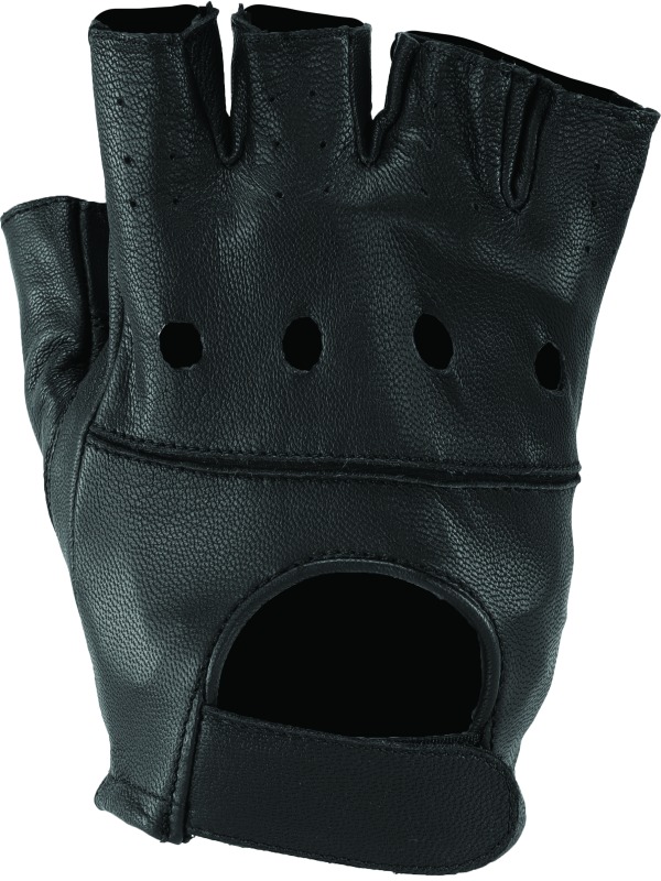 River Road Hollister Shorty Gloves Black - Medium - Click Image to Close