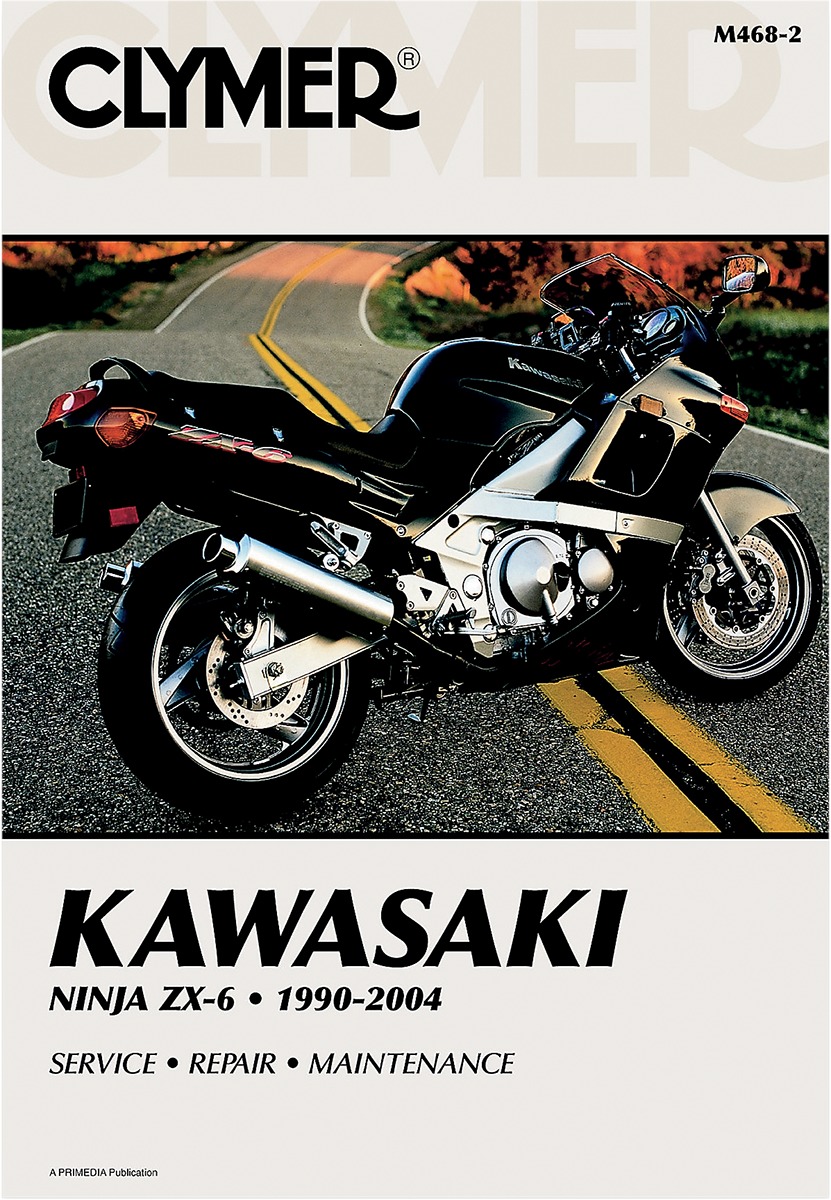 Shop Repair & Service Manual - Soft Cover - For 90-04 ZX6 Ninja - Click Image to Close