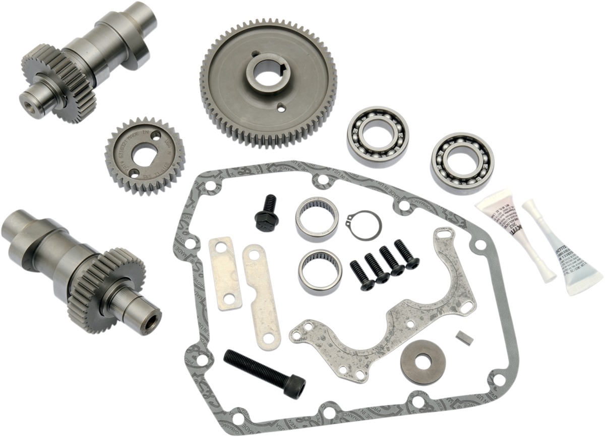 S&S 509CE/509G Gear Drive Camshaft Kit Fits 99-06 Big Twin - Click Image to Close