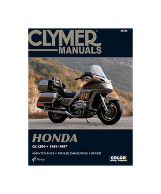 Shop Repair & Service Manual - Soft Cover - For 84-87 HONDA GL1200 GOLD WING - Click Image to Close