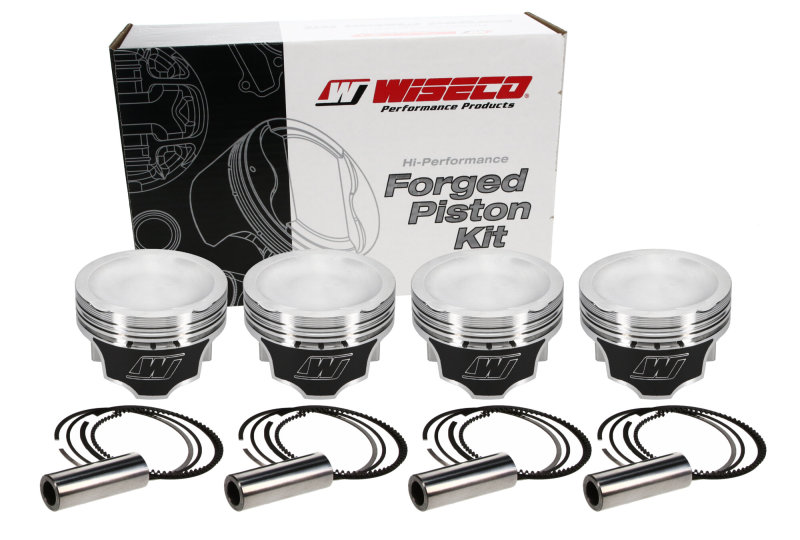 Wiseco Piston Kit -13.3cc 9.5:1 Fits Mazda Speed 3 2.3L MZR DISI - Click Image to Close