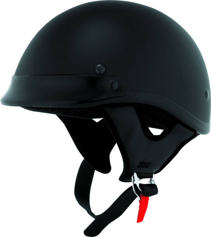 Skid Lids Traditional Helmet Flat Black - Small - Click Image to Close