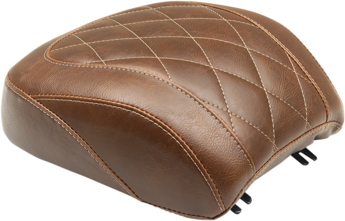 Tripper Diamond Wide Brown Pillion Pad - For 18-19 HD FLFB - Click Image to Close