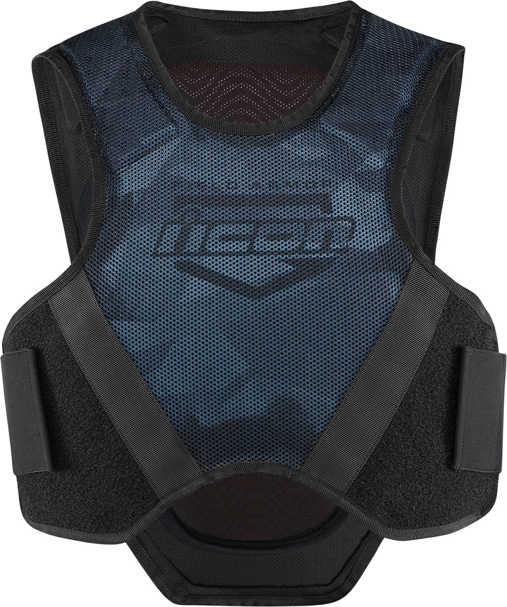 ICON Field Armor Softcore Vest XL/2XL Black/Blue - Low-profile protective vest - Click Image to Close