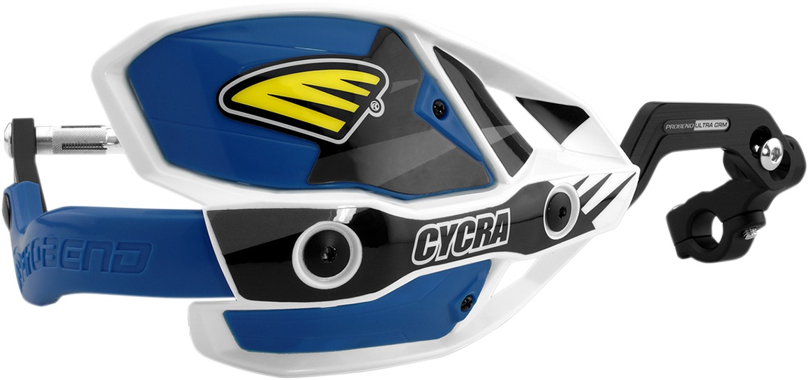 CRM Ultra 7/8 in. Clamp w/White Shields/Husky Blue Covers - Click Image to Close