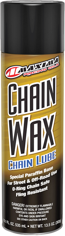 Chain Wax - 13.5oz Aerosol Spray Chain Lube - Click Image to Close