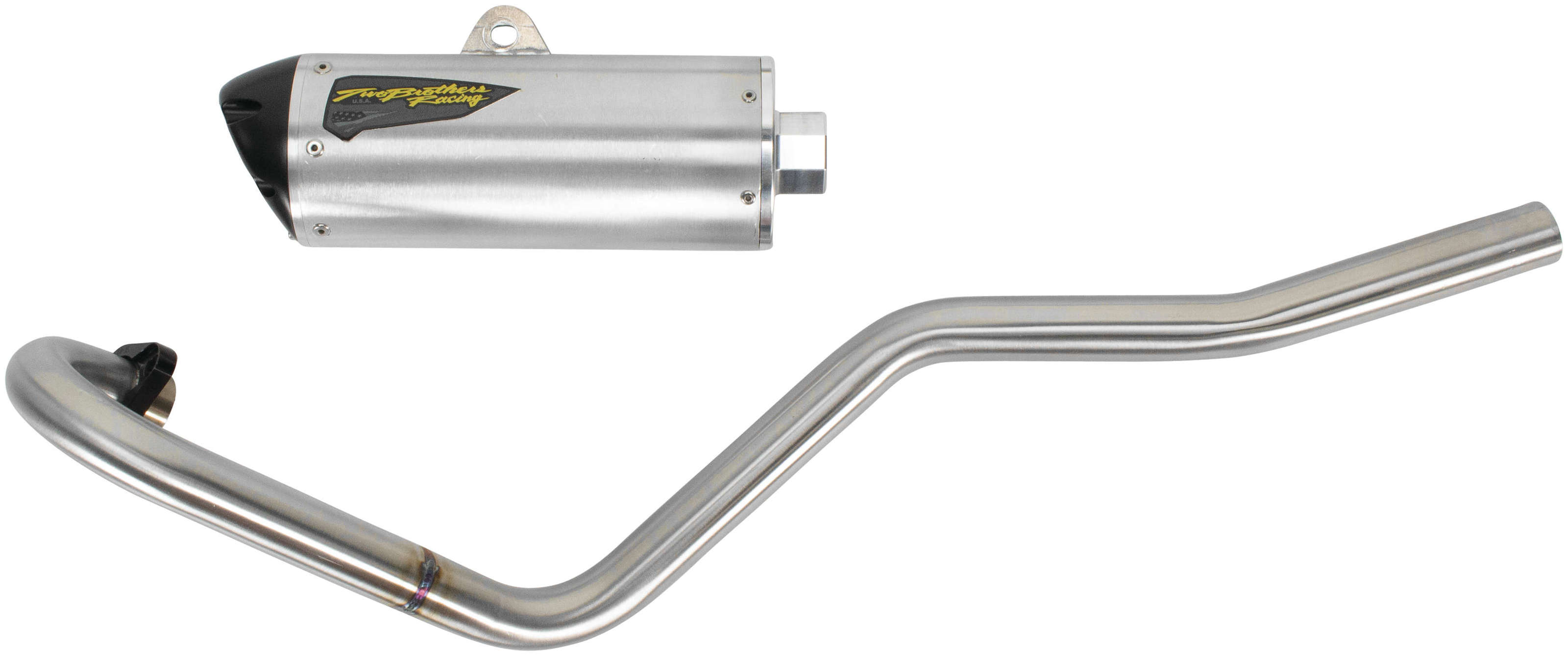 M-6 Stainless Steel Full Exhaust - For 19-21 Honda CRF110F - Click Image to Close