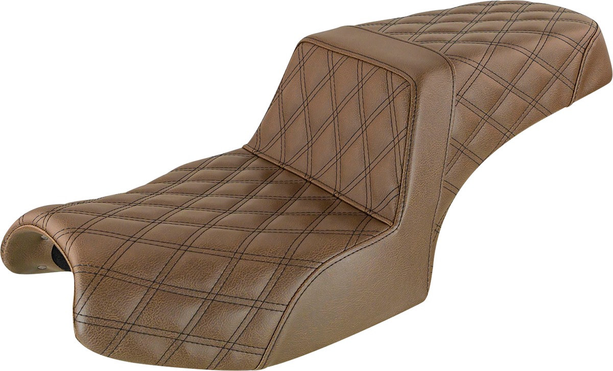 Step-Up Lattice 2-Up Seat Brown - For 20-24 Indian Challenger - Click Image to Close