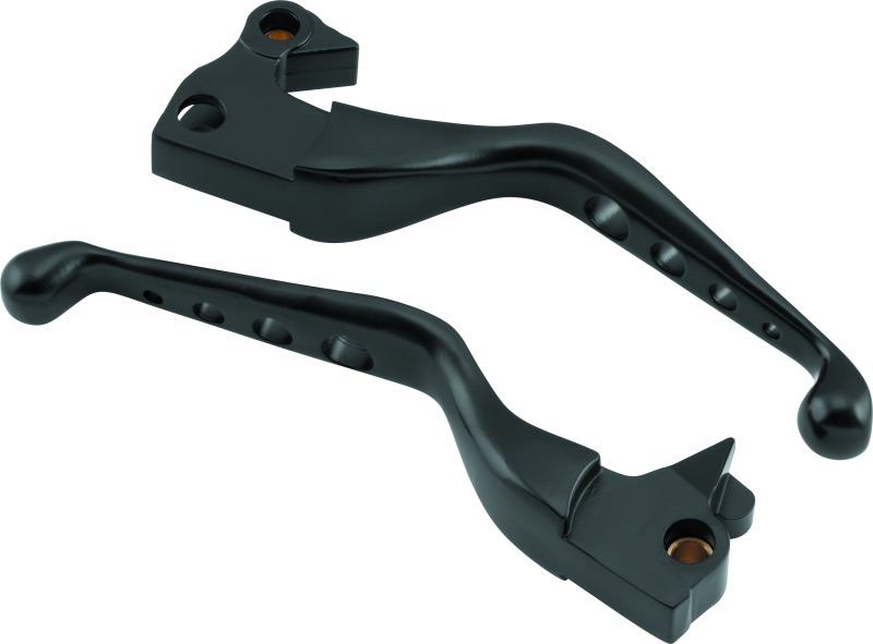 Biker's Choice O-Series Black Levers, CNC-Machined, Fits 2004-2013 XL Models - Click Image to Close