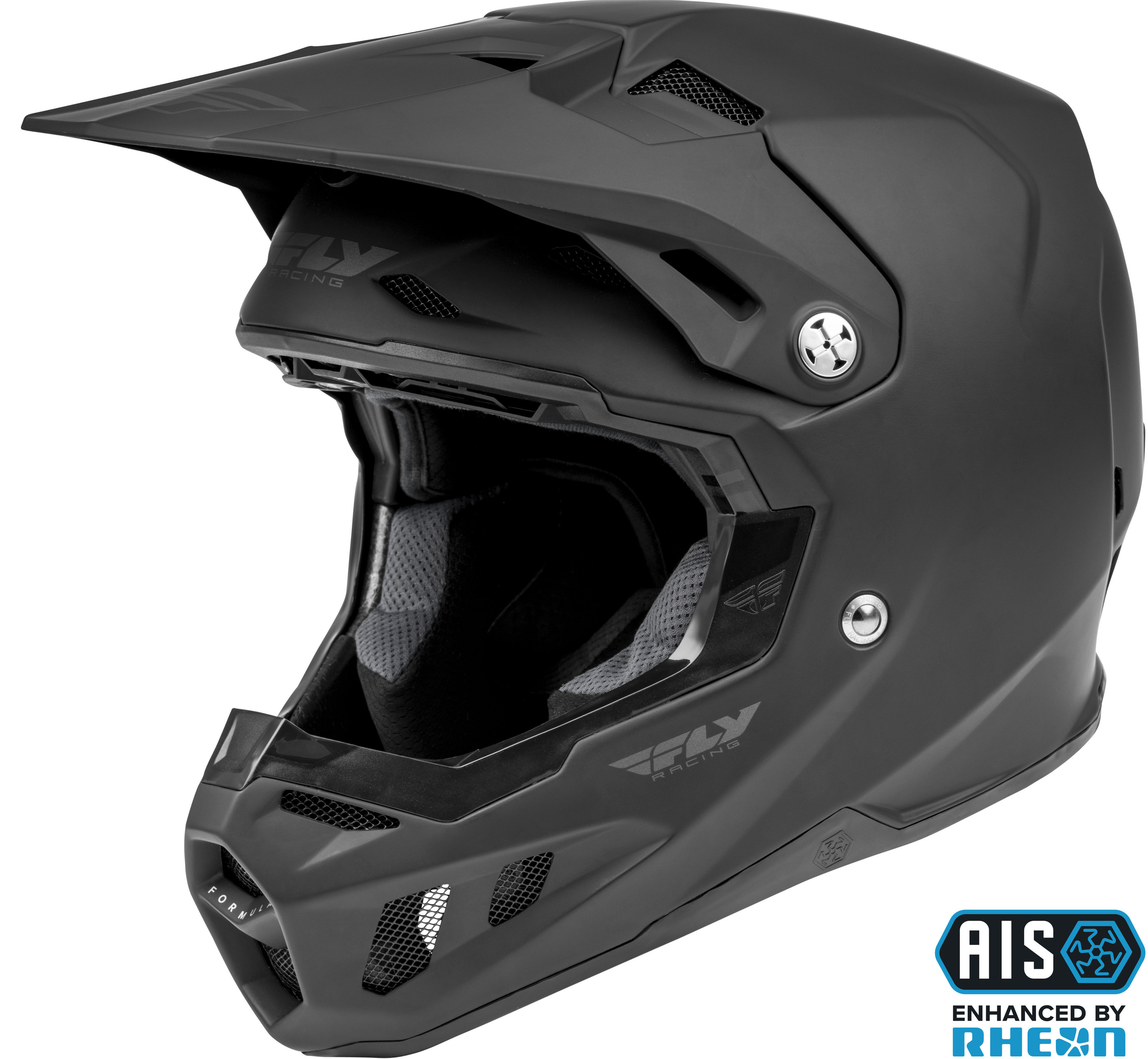 Formula CC Solid Motorcycle Helmet Matte Black X-Small - Click Image to Close