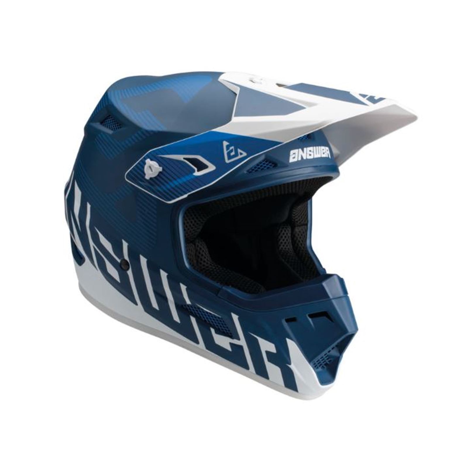 Answer AR1 V2 Bold Helmet Blue/White - Large - Click Image to Close