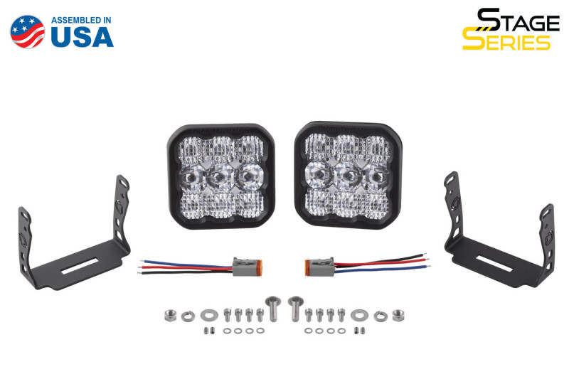 SS5 LED Pod Sport - White Spot (Pair) - Click Image to Close