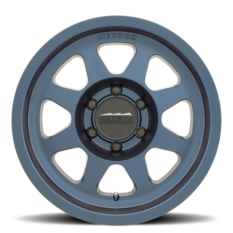 MR701 17x9 -12mm Offset 5x5 71.5mm CB Bahia Blue Wheel - Click Image to Close