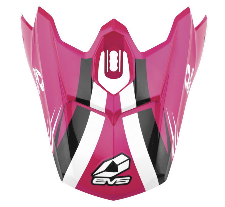 EVS T3 Works Visor - Pink/White/Black - Click Image to Close