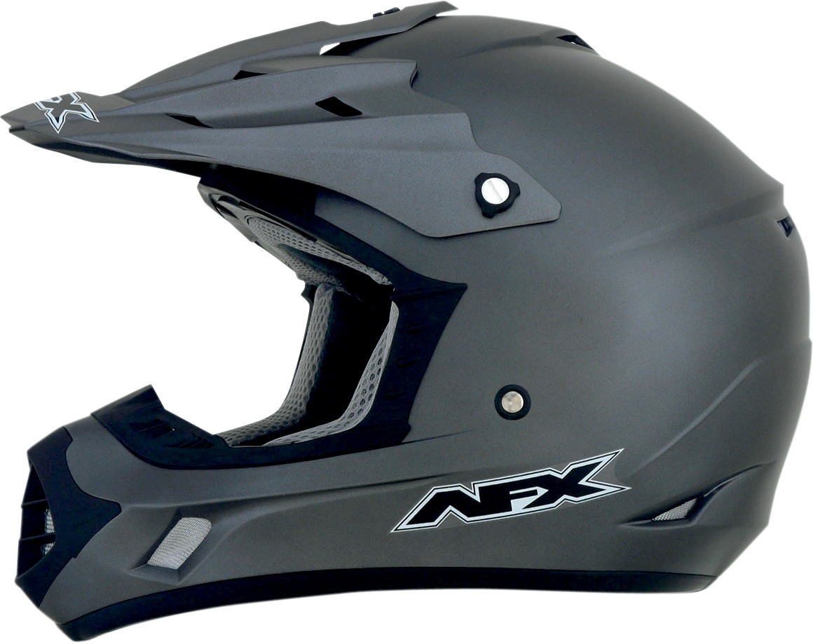 FX-17 Full Face Offroad Helmet Matte Gray 3X-Large - Click Image to Close