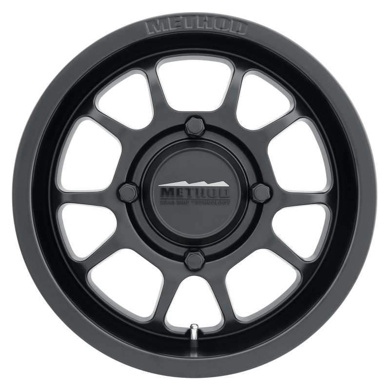 MR409 Bead Grip 15x8 / 4+4/0mm Offset / 4x156 / 132mm CB Matte Black Wheel - Click Image to Close