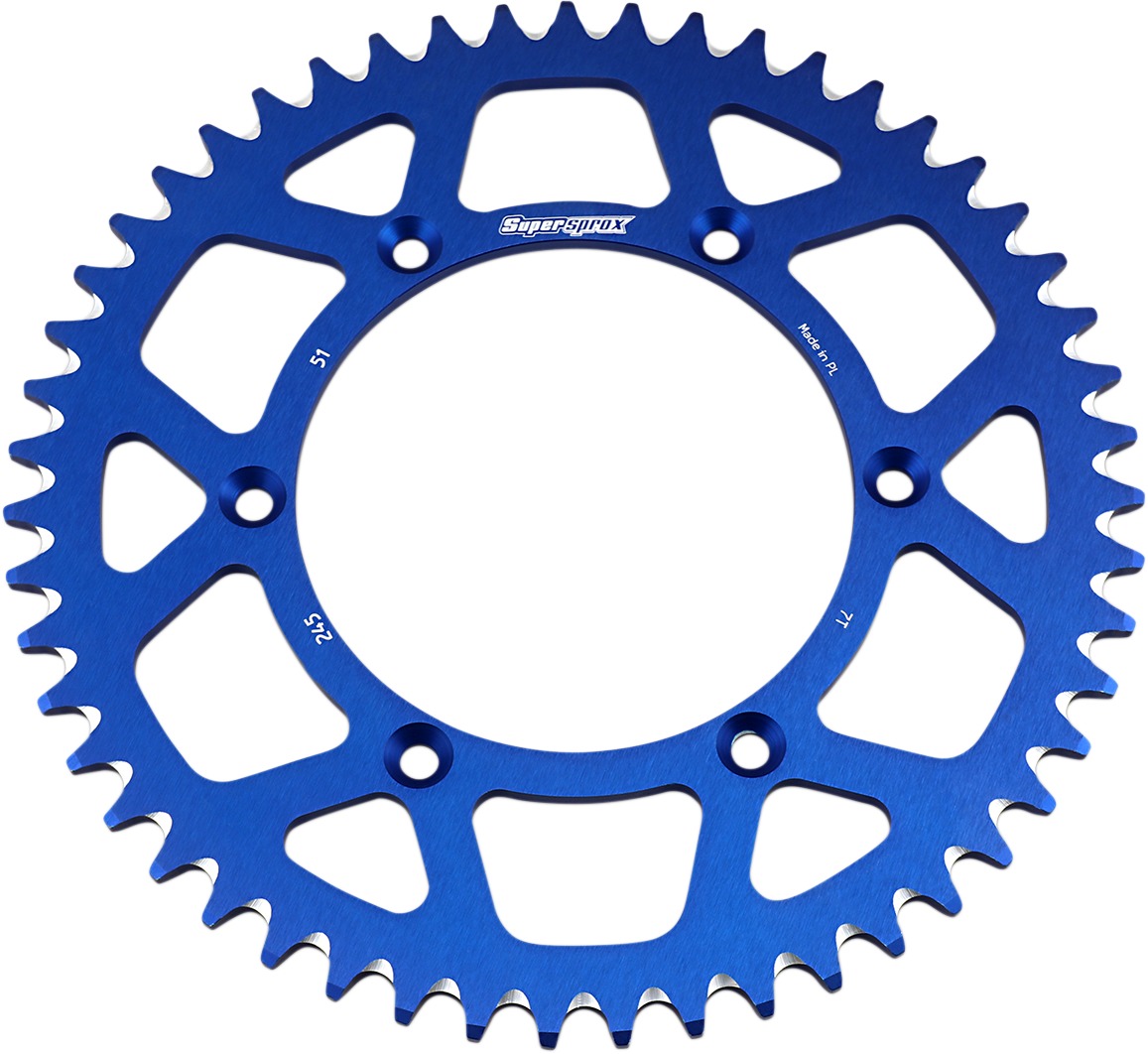 51T Sprocket Blue - Click Image to Close