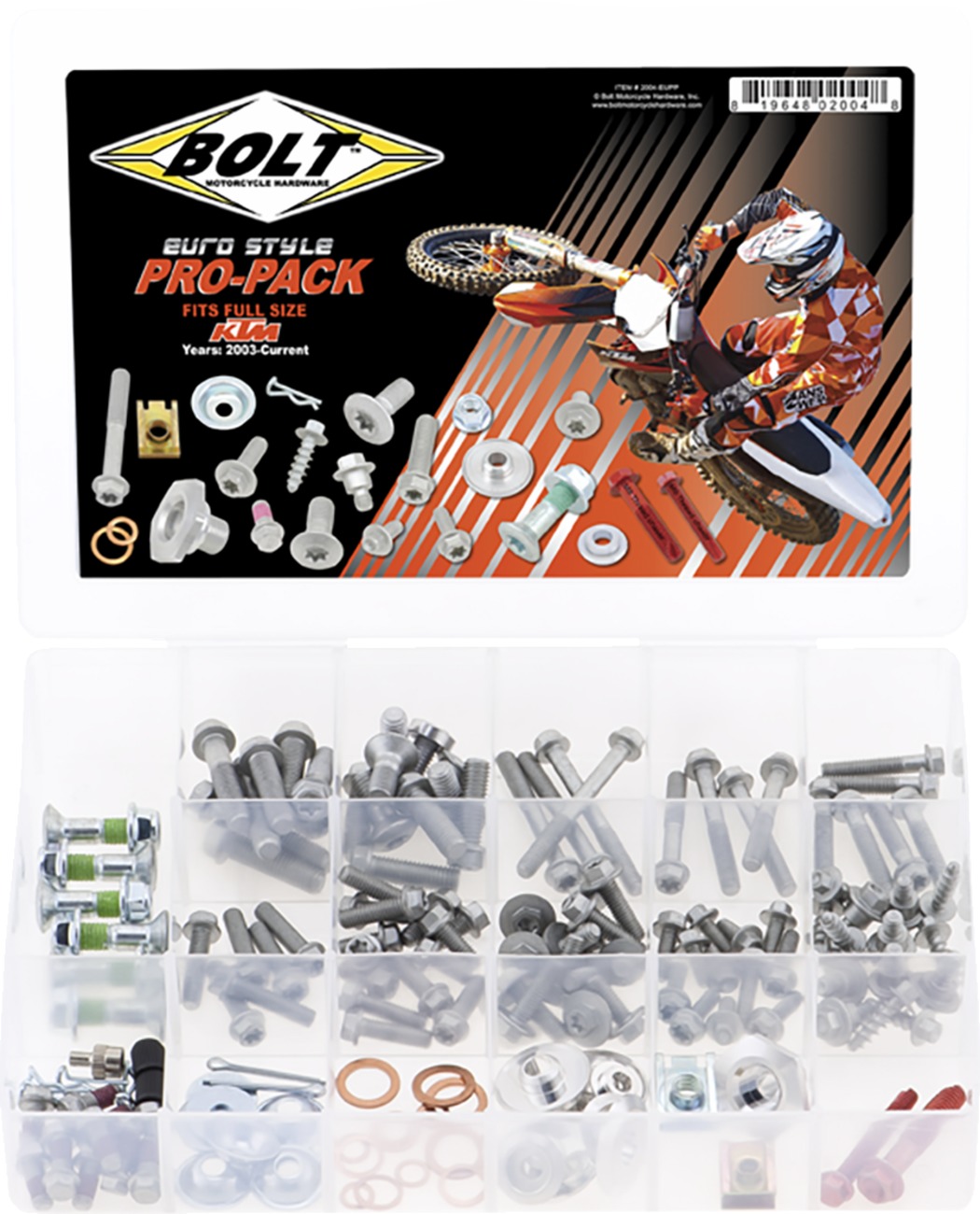 Bolt Euro Style Pro-Pack Hardware Kit Fits KTM/Husaberg - Click Image to Close