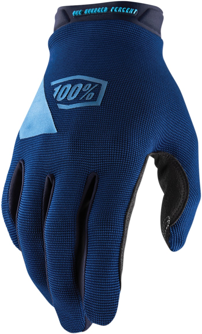 Ridecamp Gloves - Navy Short Cuff Men's Medium - Click Image to Close