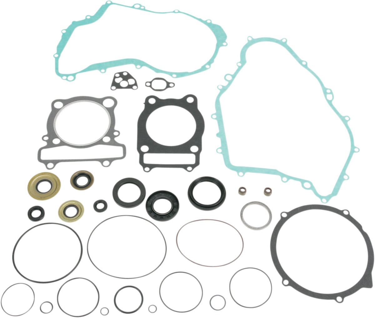 Complete Gasket Kit w/Oil Seals - For Yamaha Big Bear Wolverine Kodiak - Click Image to Close