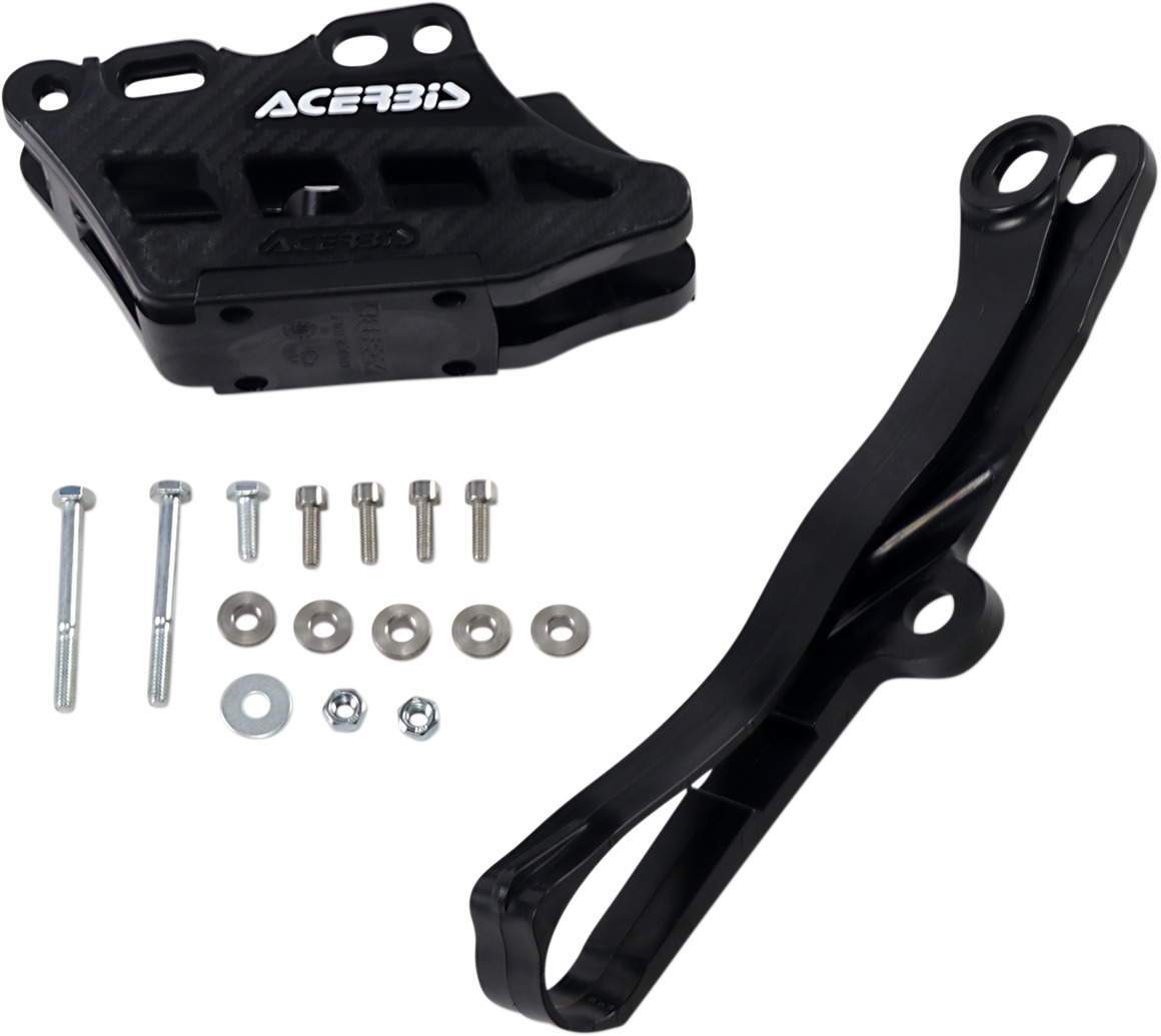 Acerbis 2.0 Chain Guide and Slide Kit - Black - Click Image to Close