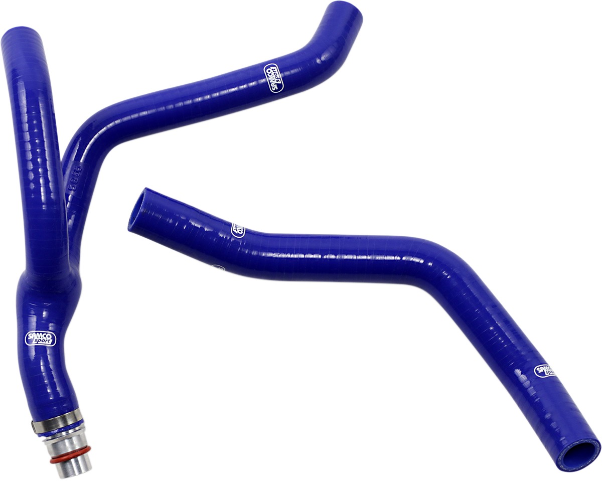 Radiator Hoses Blue w/Clamps - For 19-23 Yamaha YZ250F - Click Image to Close