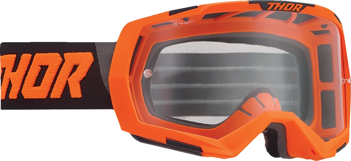 Regiment Goggles - Orange w/ Clear Lens - Click Image to Close