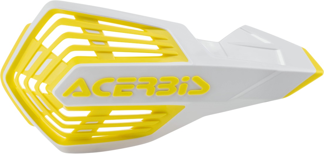 Acerbis X-Future Handguards White/Yellow - Click Image to Close