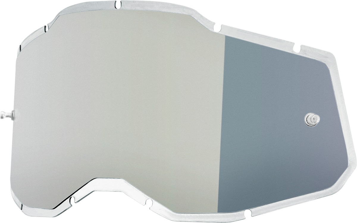 100% 2.0 Injected Replacement Lens - Silver - Click Image to Close