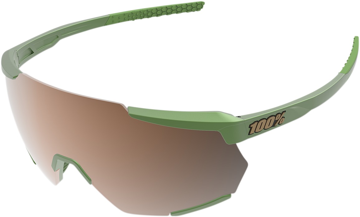 Racetrap Sunglasses Viperidae Green w/ Bronze Mirror Lens - Click Image to Close