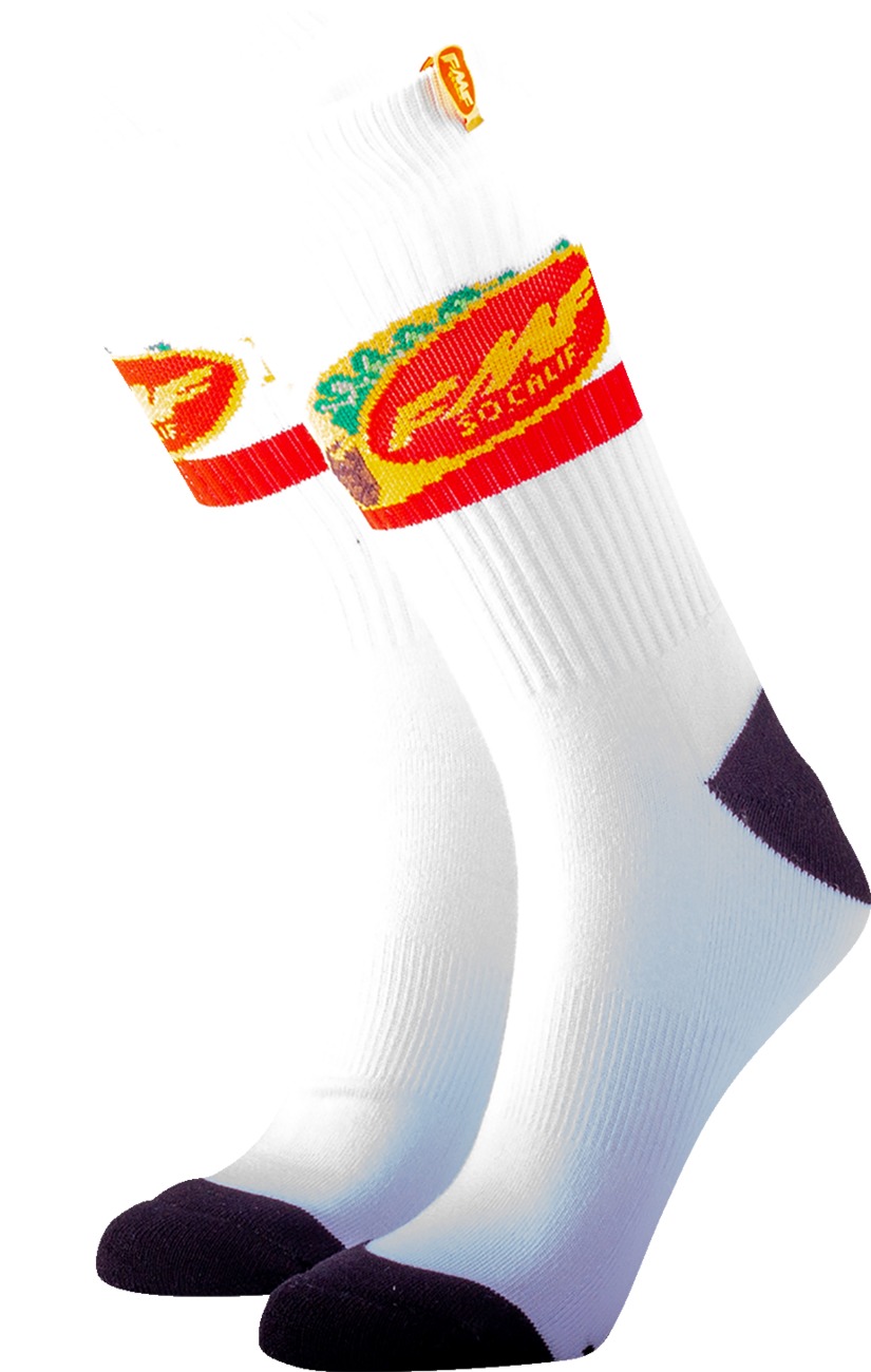 Taco Tuesday Socks - Taco Tuesday Socks Wht - Click Image to Close