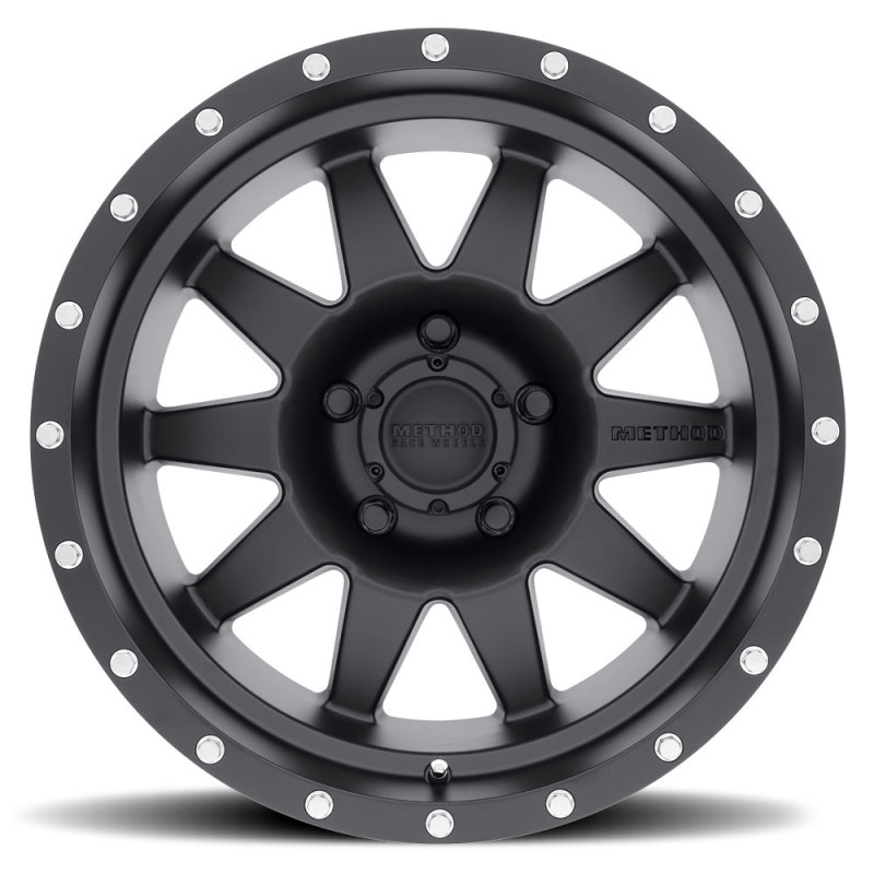 MR301 The Standard 18x9 +18mm Offset 5x150 116.5mm CB Matte Black Wheel - Click Image to Close