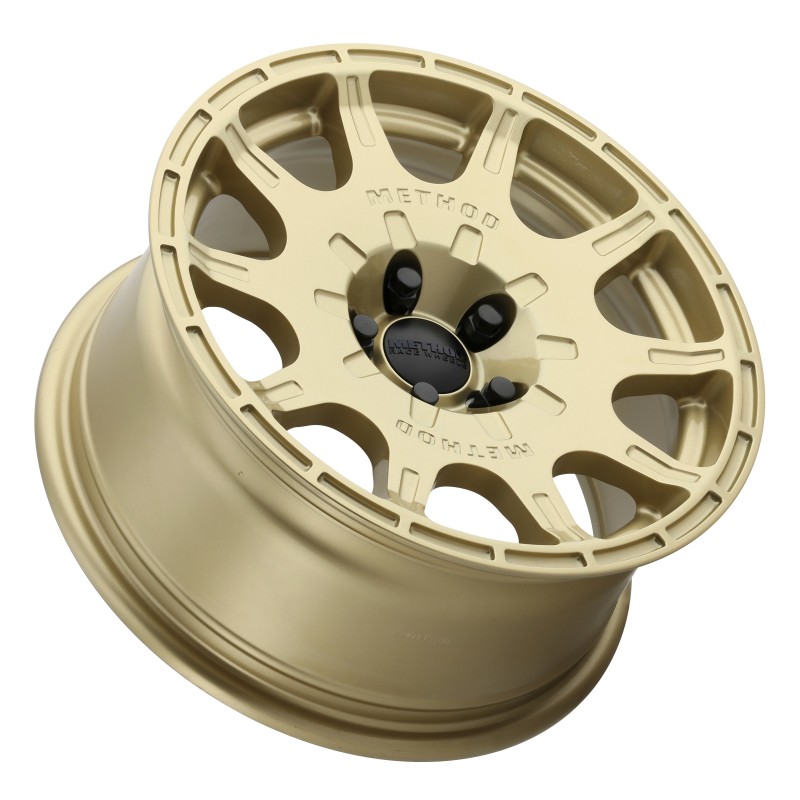 MR502 VT-SPEC 2 15x7 +15mm Offset 5x100 56.1mm CB Gold Wheel - Click Image to Close