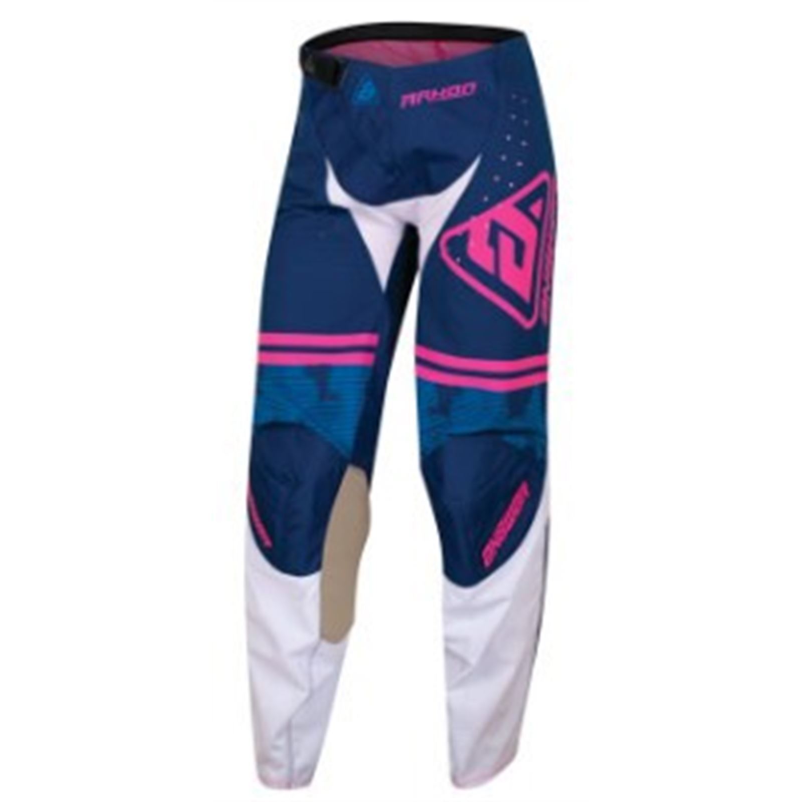 23 Arkon Trials Pant Blue/White/Magenta Womens - 14 Regular - Click Image to Close