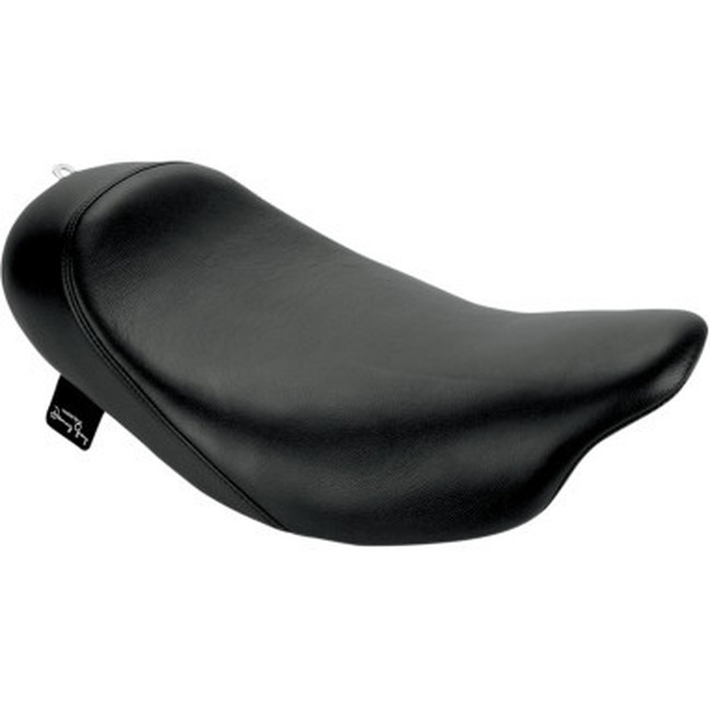 Weekday Plain Leather Solo Seat Low - For 08-20 Harley FLH FLT - Click Image to Close