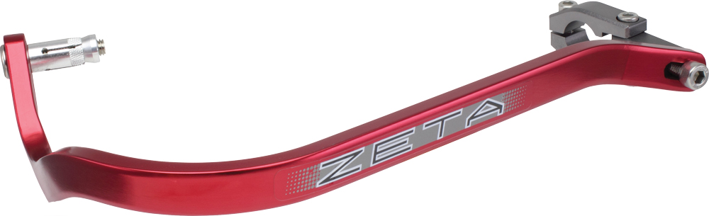 Zeta All Aluminum Handguard w/ Protector Armor w/ Bend 1-1/8" - Red - Click Image to Close