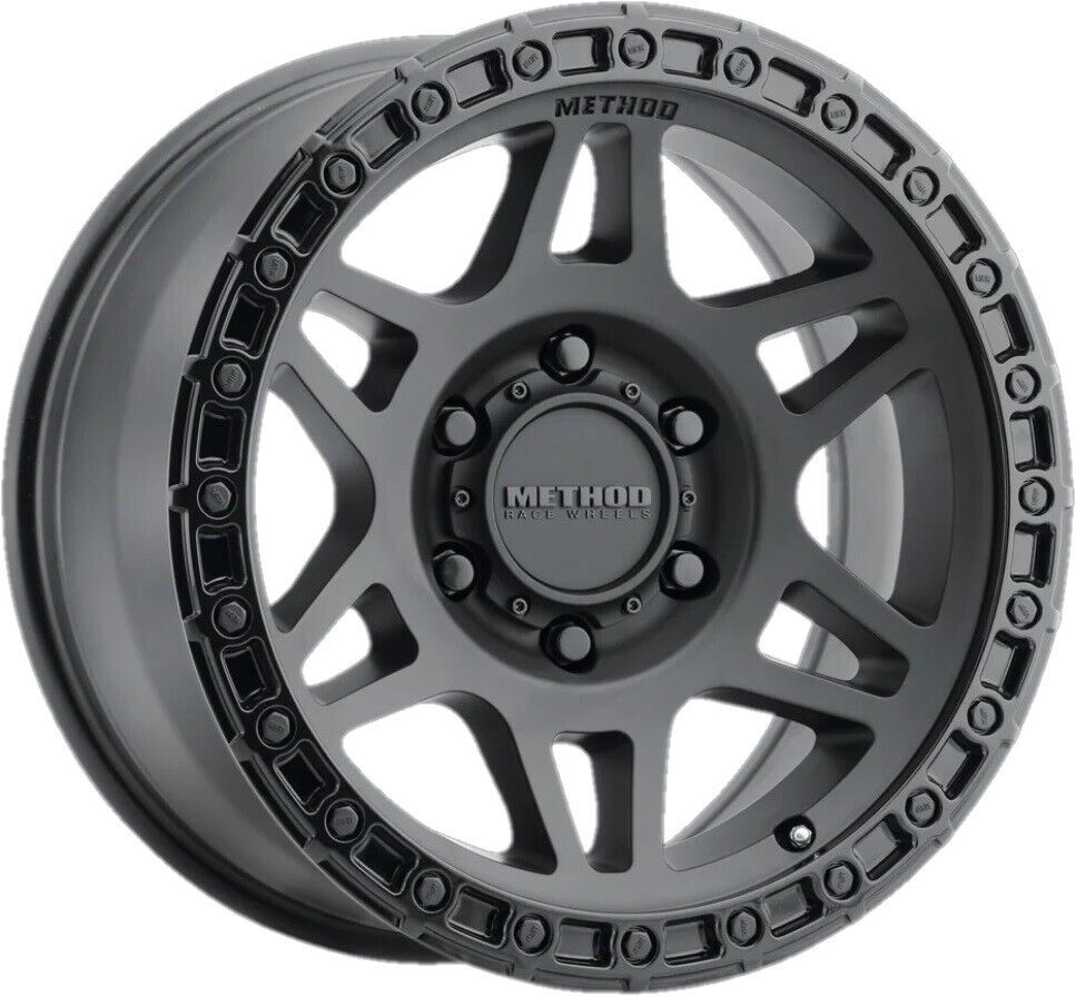 MR312 17x8.5 0mm Offset 6x5.5 106.25mm CB Double Black Wheel - Click Image to Close