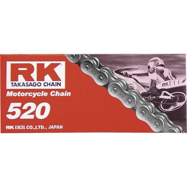 RK Chain 520-100 - Natural - Click Image to Close