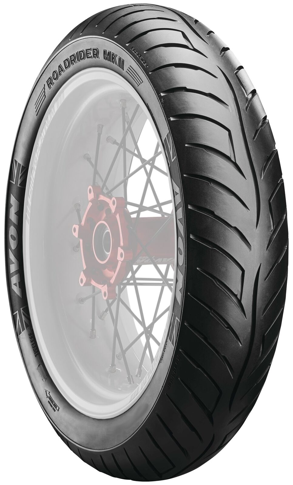 Avon Roadrider Mkii Rear Tire - 130/90v16 73v Tl - Avt Roadrider Mkii Tires - Click Image to Close