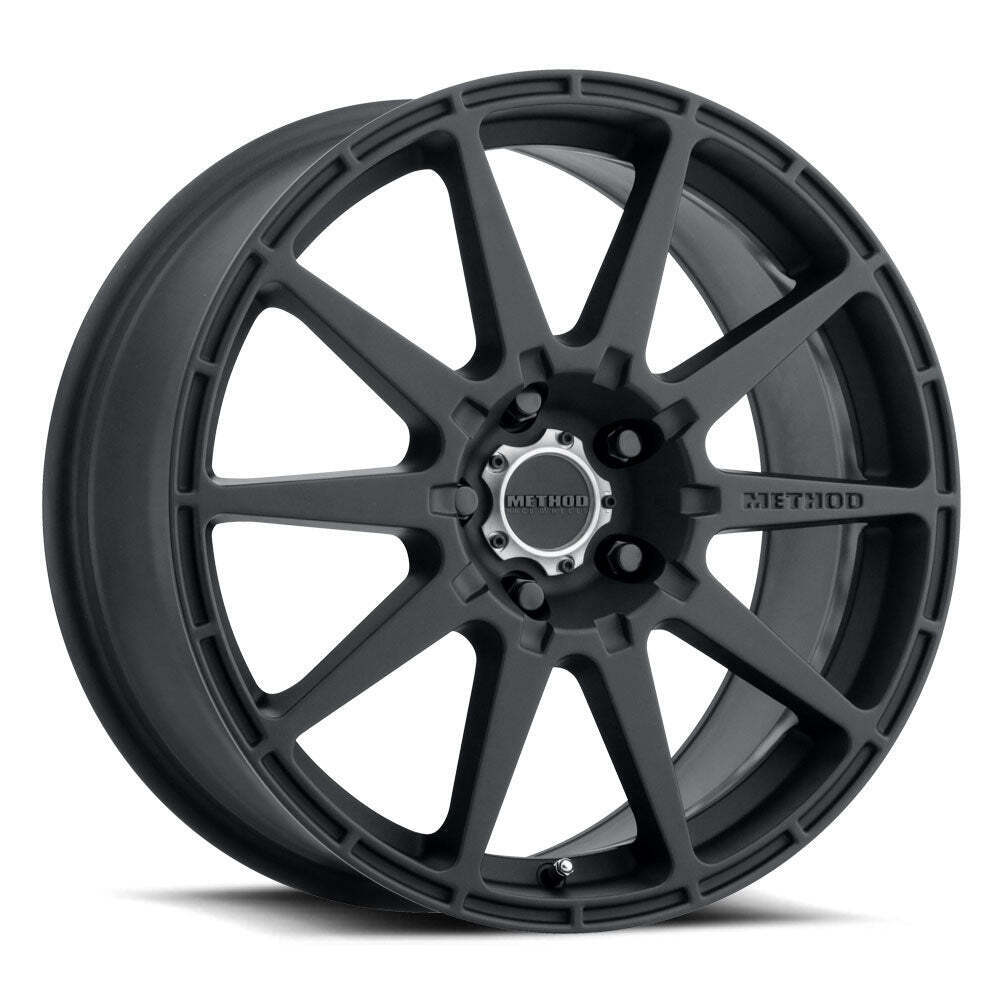 MR501 RALLY 17x8 +42mm Offset 5x4.5 67.1mm CB Matte Black Wheel - Click Image to Close