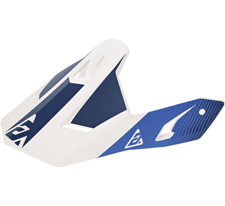 Answer AR1 V2 Bold Visor - Blue/White - Click Image to Close