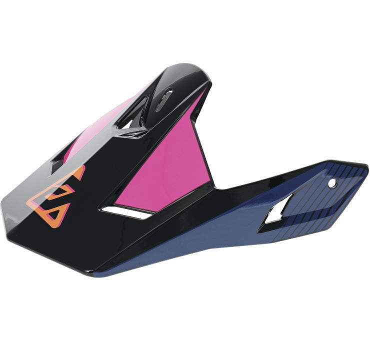 AR1 Vendetta Visor - Dark Blue/Rhodamine/Orange - Click Image to Close