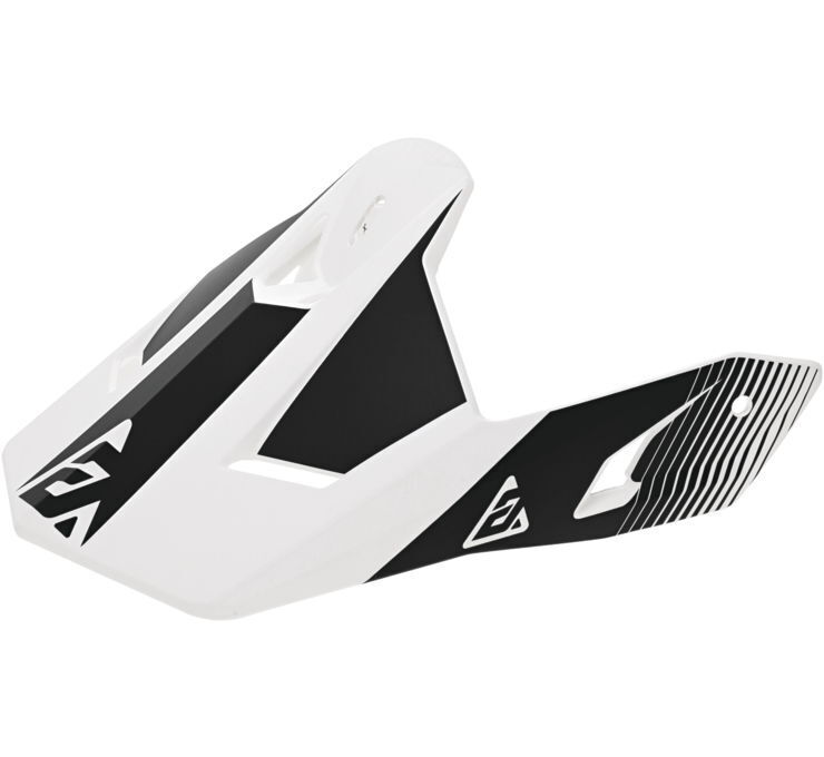 Answer AR1 V2 Bold Visor - White/Black - Click Image to Close