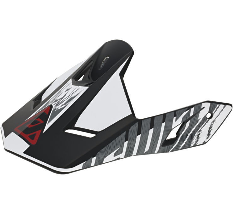 Answer AR3 Ronin Visor - Black/White/Crimson - Click Image to Close