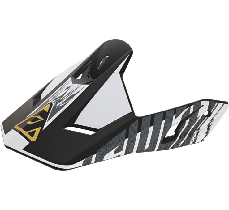 Answer AR3 Ronin Visor - Black/White/Gold - Click Image to Close