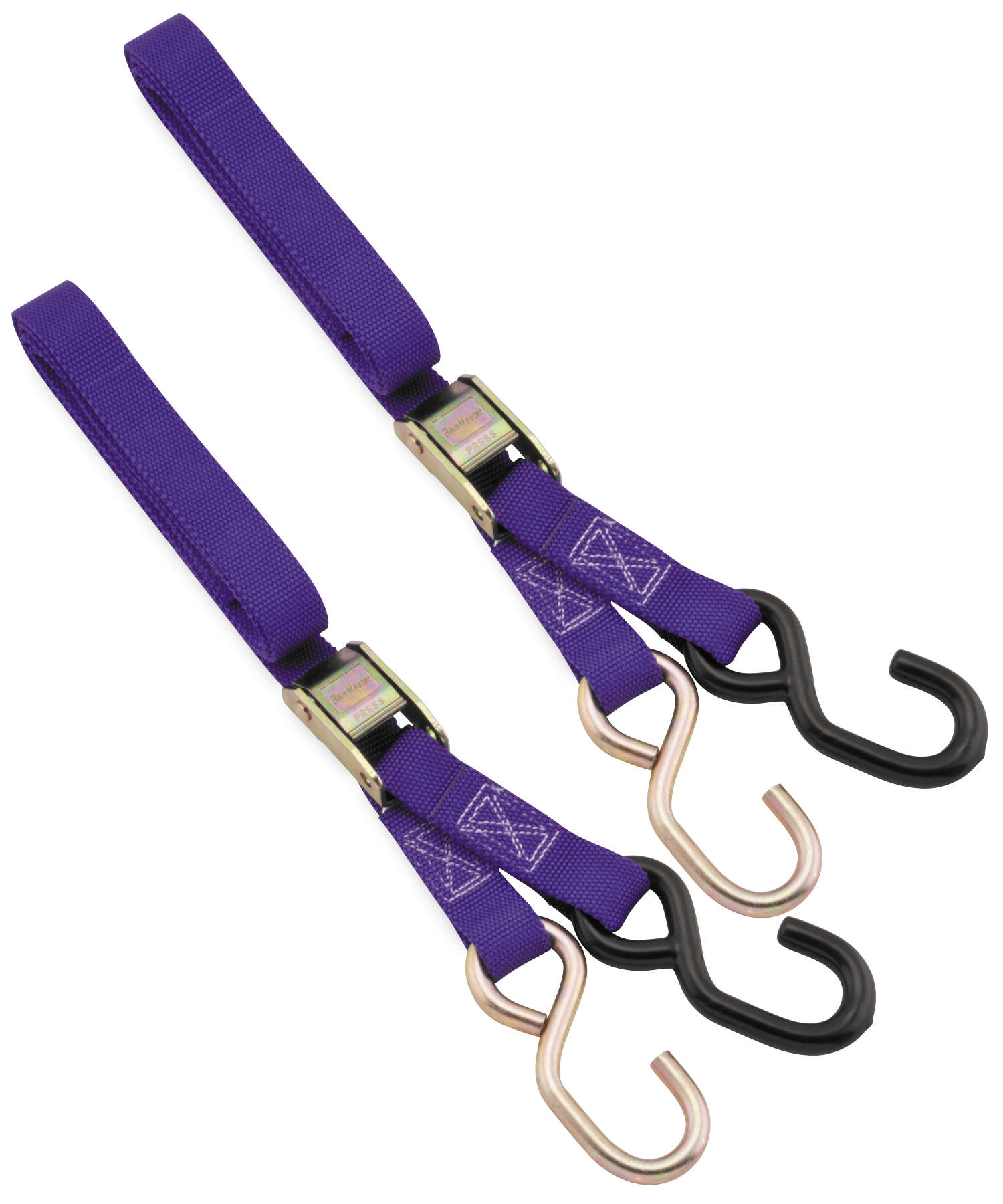 Standard Tie Downs - Pair - 1" x 72" Purple - Click Image to Close