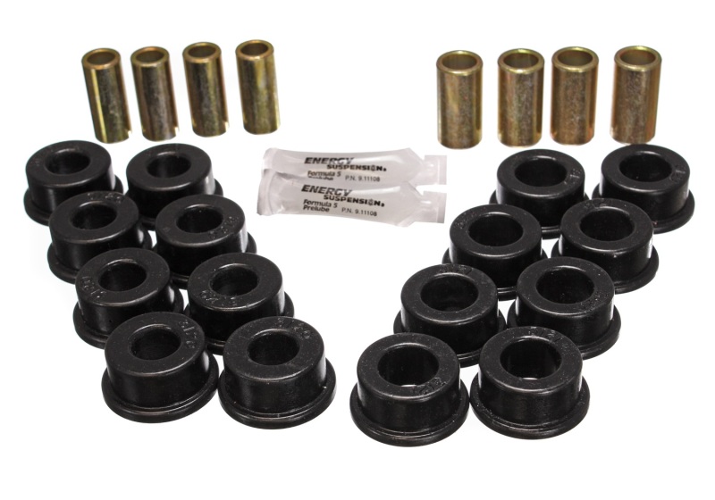 84-95 Chevy Corvette Black Rear End Control Arm Bushing Set - Click Image to Close